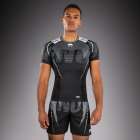 Рашгард -  Venum Adrenaline Short Sleeve Rashguard - Black/Grey​